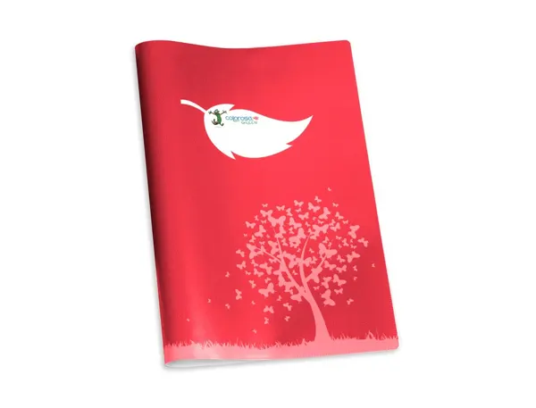 Protege-cahier colorosa a4 papier recycle coloris rouge — Non classé