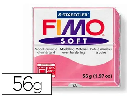 Pâte à modeler fimo soft coloris framboise pain 57g — Non classé