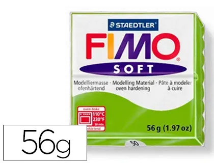 Pâte à modeler fimo soft coloris vert pomme pain 57g — Non classé