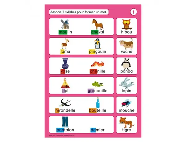 Jeu Autocorrectif Logico Primo Nathan Syllabes Et Mots Gs — Matériel & jeux éducatifs