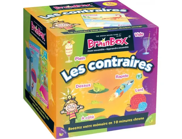 Jeu D'observation Brainbox Bezzerwizzer Brainbox Les Contraires, ASMODEE — JEUX