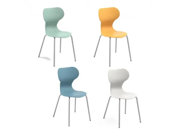 Chaise mirplay mia basic structure metallique empilabletailles 4 5 et 6 a preciser coloris aleatoire lot de 5 — Non classé
