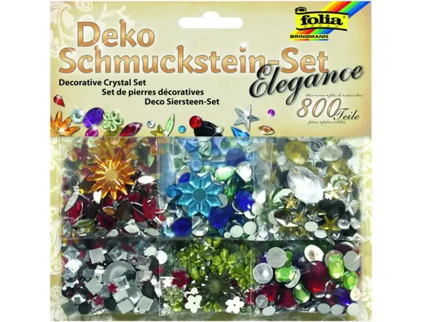 Pierres decoratives folia a coller theme noel sachet de 800 unites — Non classé
