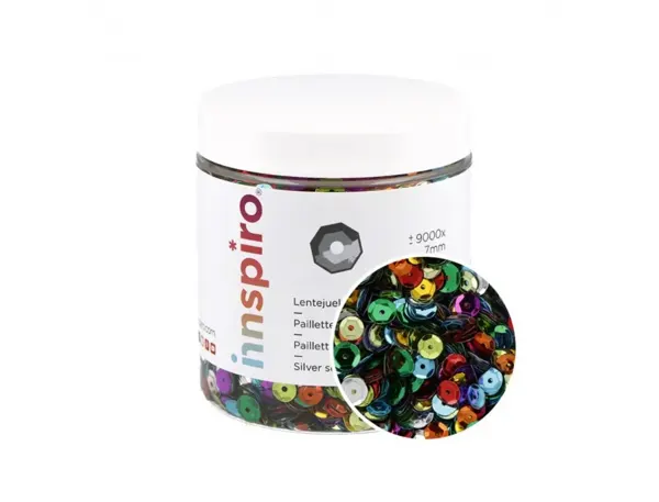 Sequins fontorpin perfores diametre 7mm coloris assortis sachet de 120g — Non classé