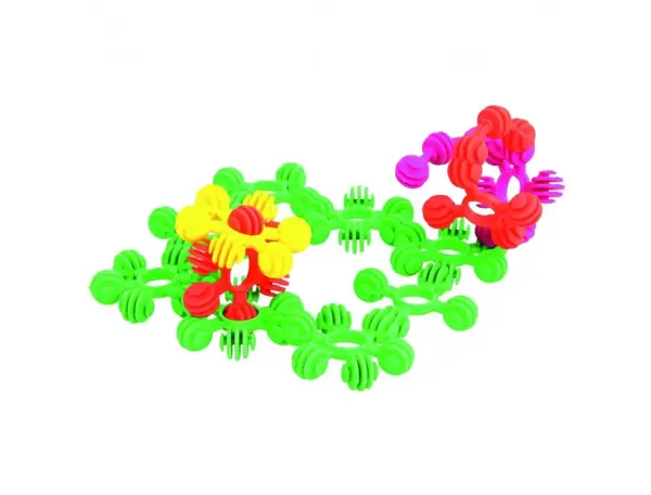 Fleurs a assembler vinco educational plastique souple et silencieux diametre 4 cm 190 pieces — Non classé