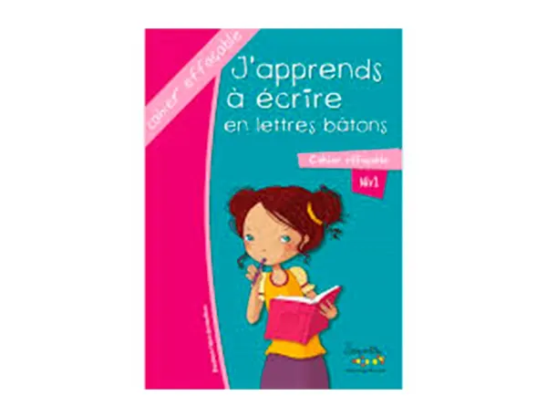 Cahier apprentissage hamelin serpodile j apprends a ecrire en majuscule baton 44 pages avec stylo — Non classé