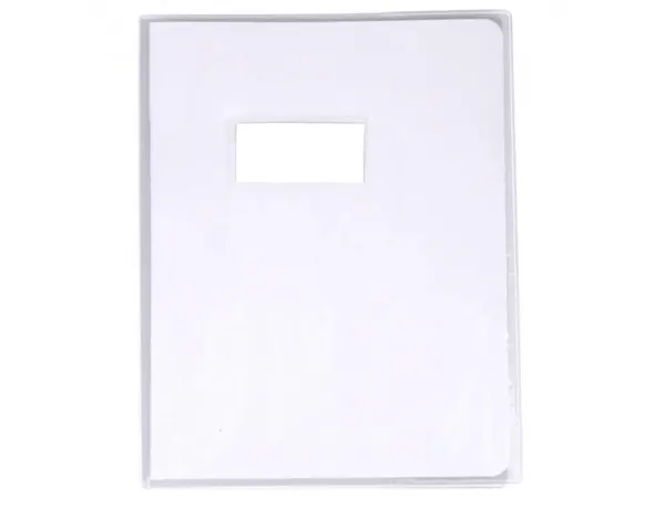 Protege-cahier clairefontaine 17x22cm plastique 12/100e transparent — Non classé