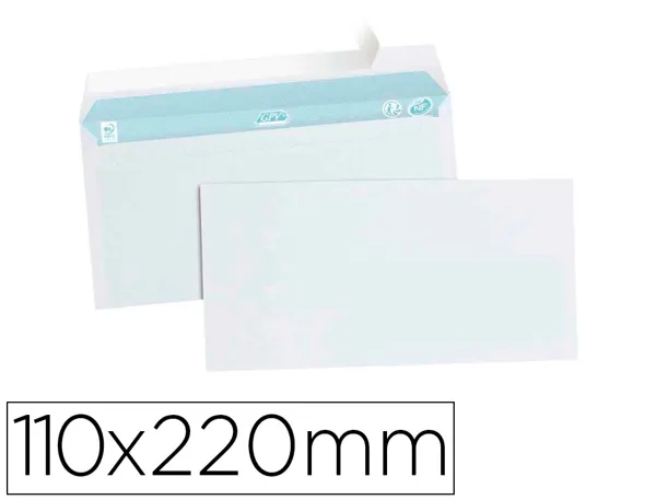 GPV Enveloppes, DL, 110 x 220 mm, avec fenêtre, blanc — Enveloppes