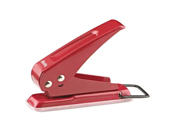 Perforette wonday 1 trou capacité perforation 20f coloris rouge ou bleu 93x25x70mm — Non classé