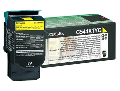 Toner laser original lexmark c544 4000 p jaune — Non classé
