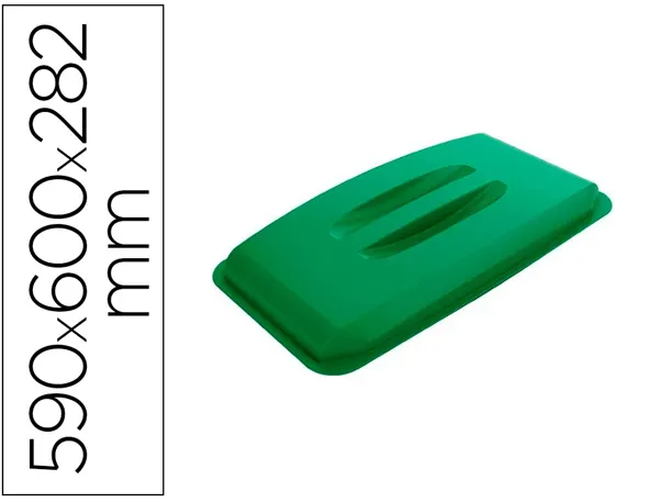 Couvercle rubbermaid conteneur collecteur durabin coloris vert 590x600x282mm — Non classé