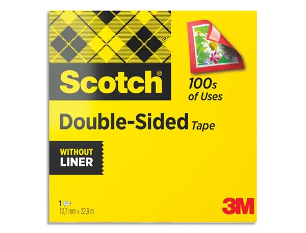 Ruban adhésif scotch double face 665 sans intercalaire 12mmx33m — Non classé
