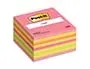 Cube de 450 feuilles de notes post-it repositionnables 76 x 76 mm coloris néon rose — Fournitures — vue 2