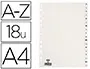 Oxford Intercalaires alphabétiques, en carton, 18 touches — Classement & archivage — vue 2