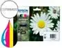 EPSON 3LB 18XL ink cartridge black and tri-colour high capacity 31.3ml 1-pack blister without alarm — Cartouches &… — vue 2