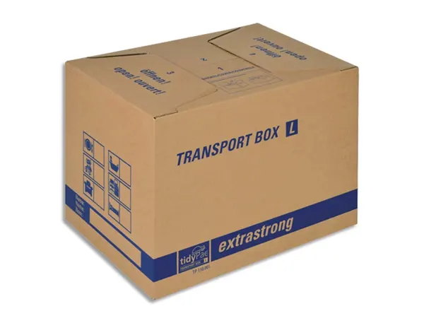 Carton de demenagement tidypac double cannelure format l dim l50 x h35 x p35,5 cm coloris brun — Non classé