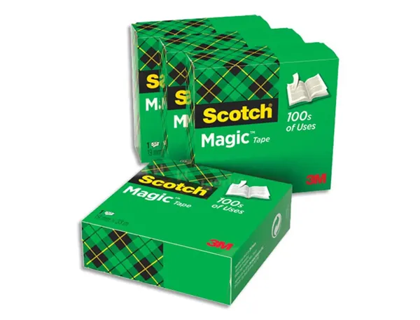 Rubans adhésifs scotch magic 810 format 19 mm x 33 m lot 4 — Non classé