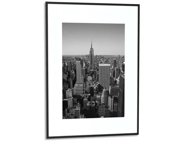 Cadre photo paperflow aluminium noir format 60 x 80 cm — Non classé