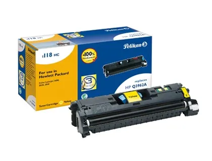 Toner laser compatible pelikan hp q3962a 4000 p jaune — Non classé
