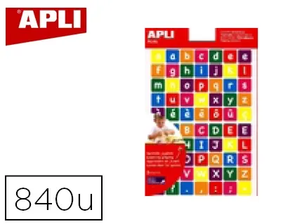 Gommette apli agipa repositionnable carrée alphabet coloris assortis pochette 12f 840 unités — Non classé