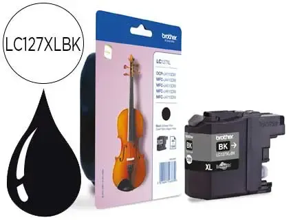 Cartouche d'encre original brother lc127xlbk 1200 p noir — Non classé