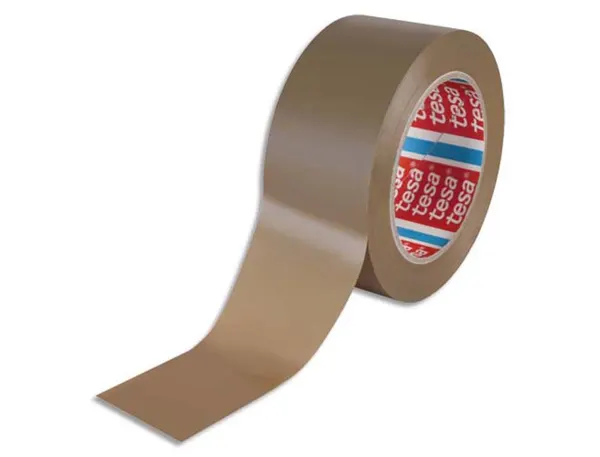 Ruban adhésif tesa pvc stockage température ambiante grand pouvoir adhésif 50mmx100m coloris havane — Non classé