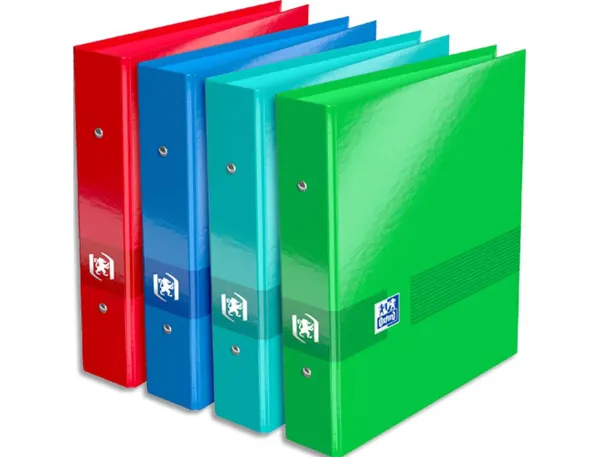 Classeur elba color life 2 anneaux carte pelliculée 100x220mm dos 35mm coloris assortis — Non classé