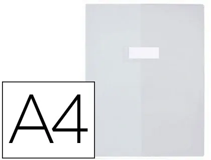 Protège-cahier elba strong line pvc cristal 15/100e coins renforcés 30/100e a4 210x297mm incolore — Non classé