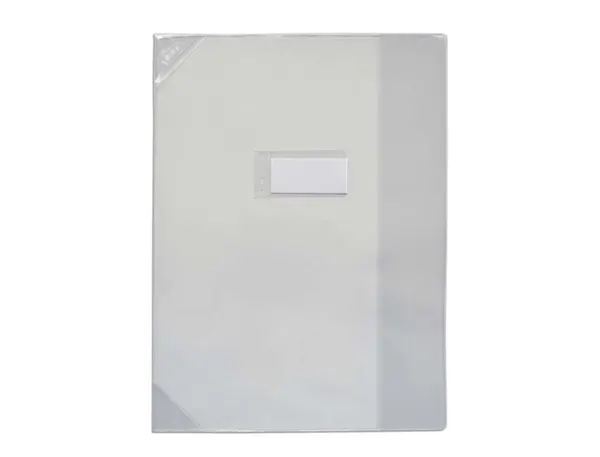 Protège-cahier elba strong line pvc cristal 15/100e coins renforcés 30/100e a4+ 240x320mm incolore — Non classé