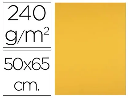 Papier cartonne liderpapel 50x65cm 240gr coloris vieil or — Non classé
