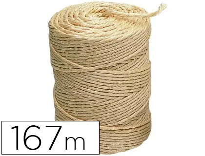 Ficelle sisal écologique liderpapel 3 fils idéal colis tra vaux manuels décoration rouleau 1kg longueur 167m écru — Non…