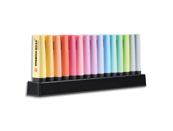Surligneurs stabilo boss original pastel set de bureau de 15 — Non classé