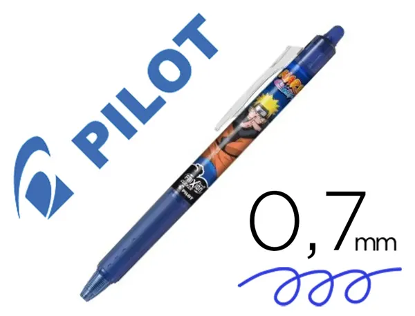 Roller pilot frixion ball clicker edition limitee naruto encre gel pointe moyenne coloris bleu — Non classé