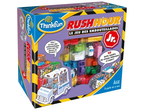 Jeu interdacta rush hour junior 1 plan de jeu + 16 vehicules + 40 cartes problemes — Non classé