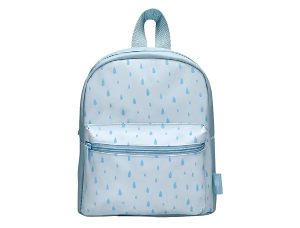 Sac a dos liderpapel baby gouttes 250x115x210mm coloris bleu pastel — Non classé
