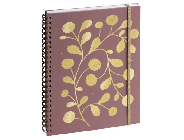Agenda exacompta 2027 semainier bureau horizons 20s vegetal rose 15x21cm — Non classé