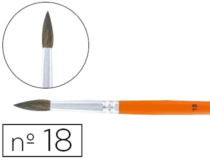 Pinceau cléopâtre nº18 poils de poney bois fsc vernis protecteur — Non classé