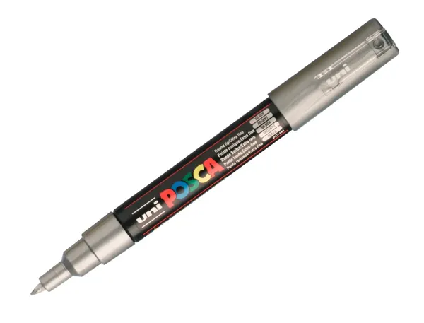 Marqueur posca pc1mc base eau pointe conique extra fine 0,7mm argent sans/odeurs/alcool/solvant tous — Non…