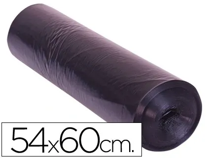 Sac poubelle domestique 54x60cm calibre 100 capacité 23l coloris noir rouleau 25 unités — Non classé