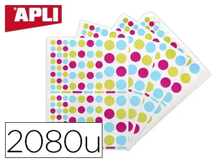 Gommette apli agipa funny peps pochette 20 feuilles 2080 unités — Non classé