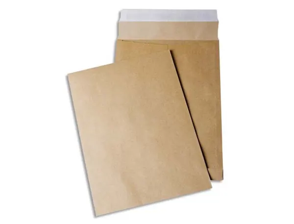 Pochette gpv kraft 120g e4 280x400mm soufflet 30mm paquet 50 unités — Non classé