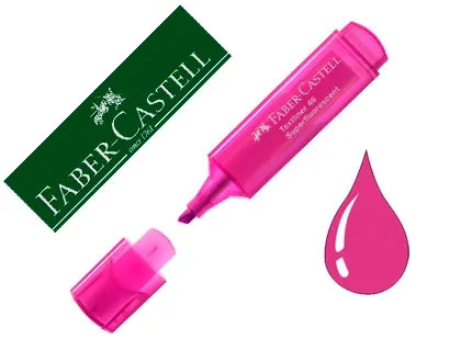 Surligneur faber-castell textliner tl1546 superfluorescent pointe feutre biseautee 3 largeurs — Non classé