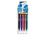 PILOT Stylo roller FRIXION BALL CLICKER 07 Set 2Go, étui de 4 — Fournitures