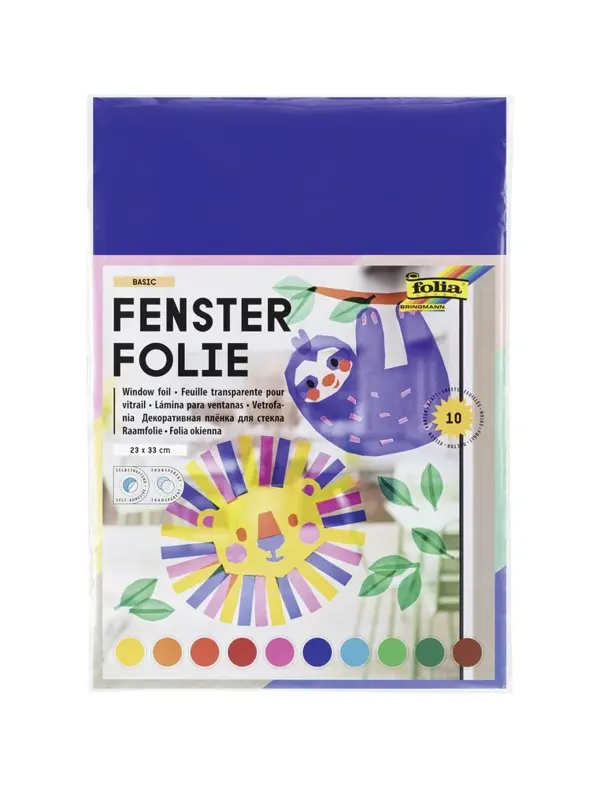 Papier vitrophanie 23x33 p/10ffeuille vitrophanie folia élec — Non classé