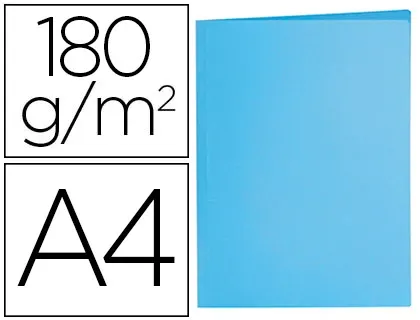 Chemise liderpapel papier cartonne 180g/m2 310x230mm document a4 coloris bleu pastel — Non classé