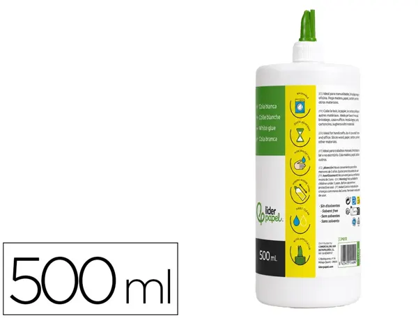 Colle blanche liderpapel lavable tube 500ml — Non classé