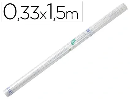 Couvre-livres liderpapel adhésif repositionnable 0.33x1.50m rouleau plastique 50 microns — Non classé