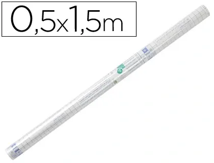 Couvre-livres liderpapel adhésif repositionnable 0.5x1.50m rouleau plastique 50 microns — Non classé
