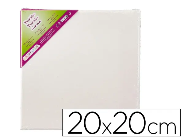 Toile sur chassis liderpapel agraffe au dos 100% coton 20x20cm — Non classé