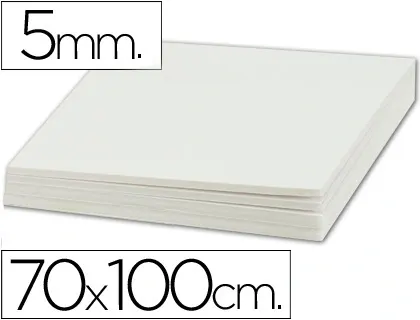 Carton entrecolle liderpapel 70x100cm epaisseur 5mm unicolore blanc — Non classé